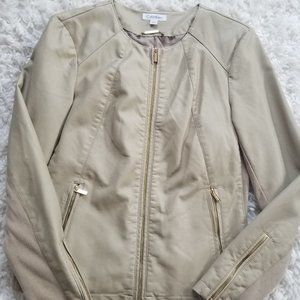 Calvin Klein pleather jacket